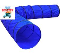 Dog Tunnel, Dog Play Tunnel, Dog Cave, Dog Agility Tunnel in Various Sizes, Blu