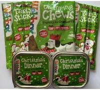 Dog Turkey & Veg Christmas Dinner and Treats Bundle