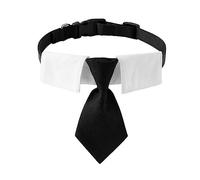 Dog Tuxedo Collar Bow Tie, Adjustable Puppy Formal Bow with Metal Buckle for Large Medium Small Dog Cat