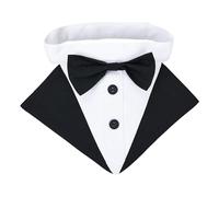 Dog Tuxedo Collar, Dog Collar with Bow Tie | Dog Tuxedo Collar with Bandana, Comfortable Tuxedo Harness for Ba, Medium and Large Dogs