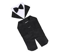 Dog Tuxedo Dog Suit and Bandana Set Party Shirt Exquisite Stitching Size XL