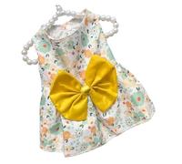 Dog Tuxedo Shirts Formal Puppy Wedding Costume Bow Tie Pet Suit for Male Dogs Outfits Applicable to Wedding Birthday Party Apparel(Yellow,XXL)