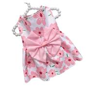 Dog Tuxedo Shirts Formal Puppy Wedding Costume Bow Tie Pet Suit for Male Dogs Outfits Applicable to Wedding Birthday Party Apparel(Pink,S)
