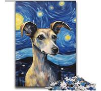 Dog Under The Stars 2000 Piece Jigsaw Puzzles for Adults, Stress Reliever Staycation Kill Time with Matching Poster And Trivia Sheet (70x100cm)
