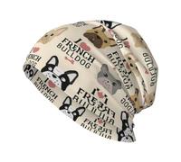 Dog Unisex Adult Knitted Beanie Milk Silk Fabric-Full Print Double-Layer, Soft Skin-Friendly, Breathable Stretchable For All-Day Comfort,Daily Use