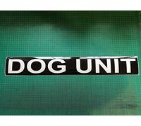 DOG UNIT MAGNET Reflective Magnetic Sign K9 HANDLER SITE SECURITY PATROL UNIT 620mm x1