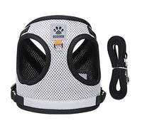 Dog universal chest strap double-layer mesh dog chest and back reflective dog traction rope pet chest and back (XS)