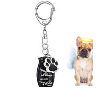 Dog Urn - Aluminum Alloy Memorial Keepsake for Honoring Pets, and Commemoration with Function Perfume Bottle, Jewelry Keyring for Travel, Home Display, Burial Ceremony, 2.7 Inches