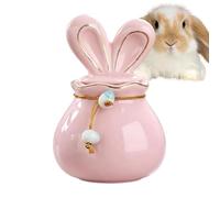 Dog Urns for Ashes 150ml Bunny Ear Design Cute Ceramic Memorial Jar | Pet Cremation Urn for Home Table Cat Animal Memorial Loss Sympathy Grave Bereavement