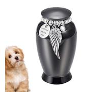 Dog Urns For Ashes,2.76 Inch Metal Ash Keepsake Container | Aluminum Alloy Mini Urn,for Pet Puppy Animal Funeral Storage Remembrance Home Shelf Decor