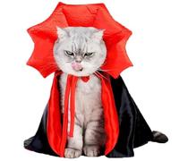 Dog Vampire Costume, Reversible Pet Bat Cape for Halloween Party Cosplay