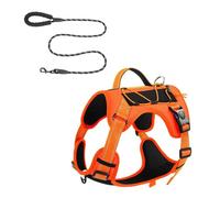 Dog Vest Adjustable Training Harness For Large Dogs Harnesses Strong Multifunctional Leash Harness Soft Handle Puppy Leash