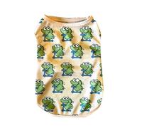 Dog Vest Cute Pattern Breathable Fashionable Spring Summer Pet Apparel Clothes for Small Medium Dogs Polyester Lightweight Shedding Prevention Comfortable Fit Easy to Wear Durable (Dinosaur Print 4XL)