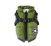 Dog Vest Dog Sweaters for Small Dogs Dog Sweaters for Large Dogs Warm Dog Outdoor Vest Pet Clothes Dog Jackets for Large (Green XL)