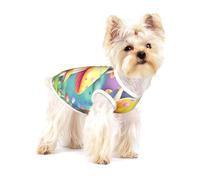 Dog Vest, Fantasy Dream Mushroom Print Pet Tank Top Pullover Soft Puppy T-Shirt & Breathable Cat Clothes for Small Breeds L