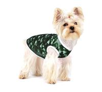 Dog Vest, Green Creeper Print Pet Tank Top Pullover Soft Puppy T-Shirt & Breathable Cat Clothes for Small Breeds S