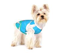Dog Vest, happy white goose Print Pet Tank Top Pullover Soft Puppy T-Shirt & Breathable Cat Clothes for Small Breeds M