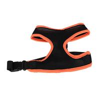 Dog Vest Harness No Pull Adjustable Breathable Pet Training Vest for Walking Jogging Hiking Orange Nylon Cotton Size L 46 66cm