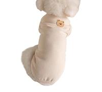 Dog Vest Pet Cat Clothing Four Colors Of Polyester Fabric Breathable Sweat Resistant Easy To Clean(White,XL(4-6kg))