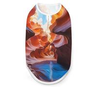 Dog Vest Pet Vest Dog Post Surgery Body Suit Cold Weather Coat Antelope Canyon Printed for XS S M Dogs Male Or Female