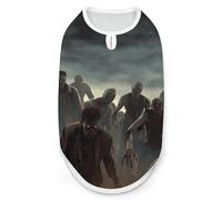 Dog Vest Pet Vest Dog Post Surgery Body Suit Cold Weather Coat Many Zombie Printed for XS S M Dogs Male Or Female