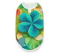 Dog Vest Pet Vest Dog Post Surgery Body Suit Cold Weather Coat Rainbow Circle Shamrock Printed for XS S M Dogs Male Or Female