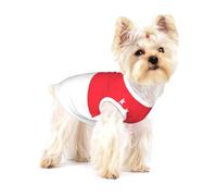Dog Vest, Singapore Flag Print Pet Tank Top Pullover Soft Puppy T-Shirt & Breathable Cat Clothes for Small Breeds M