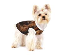 Dog Vest, The Lion's Gaze Print Pet Tank Top Pullover Soft Puppy T-Shirt & Breathable Cat Clothes for Small Breeds S