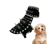 Dog Vest with Spikes - Reflective Coat Coyotes Protection | Adjustable Waterproof Dog Harness for Outdoor Training Hiking Pet Walking Safety