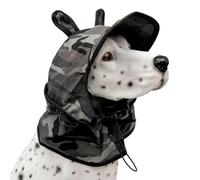 Dog Visor,Adjustable Drawstring Costume Headwear - with Wide Brim Dog Bucket Hat - for Large Medium Breed Puppy Beach Party Summer Outdoor Hiking Walking