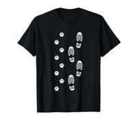 Dog Walk Foot Print Dog Walker Dog Walking T-Shirt