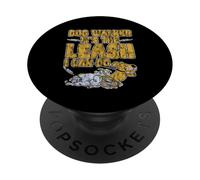 Dog Walker It's The Leash I Can Do Pet Canine Animal - PopSockets Adhesive PopGrip