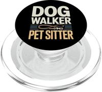 Dog Walker Pet Sitter Funny Animal Lover Saying PopSockets PopGrip for MagSafe