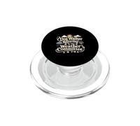 Dog Walker Reporting To The Weather Committee PopSockets PopGrip for MagSafe