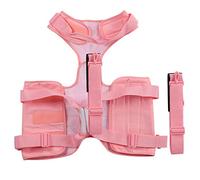 DOG WALKING AID KIT AUXILIARY COLLAR LEASH LIFTING HANDLE PET RECOVERY SUPPORT OLD SICK PINK (S)
