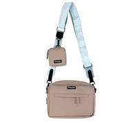 Dog Walking Bag Crossbody with Training Treat Pouch - Waterproof with Poop Bag Dispenser, Divine Petals, M