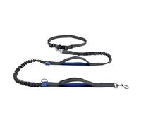 Dog Walking Belt, Traction Rope and Elastic at Night Running and Dogs with Ease Leash Bungee Lead Belt(Blue)