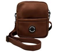 Dog Walking Cross Body Bag 7 COLOURS AVAILABLE Featuring a Built In Poo/Waste Bag Dispenser and Detachable Strap (Midnight Brown)