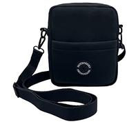 Dog Walking Cross Body Bag 7 COLOURS AVAILABLE Featuring a Built In Poo/Waste Bag Dispenser and Detachable Strap (Onyx Black)