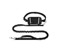 Dog Walking Rope - Running Lead with Practical Waist Bag - Safety Belt for Jogging Outdoor Activities and Movement on the Go