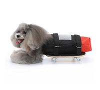 Dog Walking Scooter, Breathable Oxford Fabric Pet Drag Bag Scooter Stable Pet Wheelchair for Old Disabled Dogs, Pet Scooter Wheelchair (M(Suitable for 4-6kg/8.8-13.2lb))