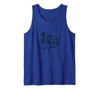 Dog Walks & Talks: Canine Companionship Tank Top, Men, Royal Blue, M