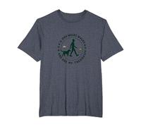 Dog Walks Walks are My Therrau Pet Lover T-Shirt, Men's Big and Tall, Heather Blue, 2X Tall