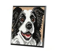 Dog Wall Art Tree Frog Building Block Set, 3623 PCS Pixel Art Animal Construction Bricks Model, Creative Micro Diamond Building Block Kit, Gifts for Adults and 16+Teens