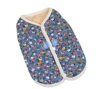 Dog Warm Vest Sweater Pullover Floral Clothing Apparel for Spring Winter Multiple Size Winter Apparel Full Body Coverage Dog Jumpsuit