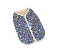 Dog Warm Vest Sweater Pullover Floral Clothing Apparel for Spring Winter Multiple Size Winter Apparel Full Body Coverage Dog Jumpsuit