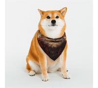 Dog Warrior in Red Dog Bandana for Small Medium Large Dogs, Cat Dogs Kerchief Triangle Bibs Scarf for Girl Or Boy