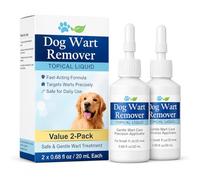 Dog Wart Remover for Wart-Like Bumps and Skin Tags, 2 Pack, 0.7 fl oz Each