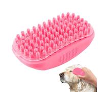 Dog Washing Brush - Cat Grooming Brush, Cat Hair Brush, Pet Shampoo, Bath, Soothing Massage, Rubber Bristles, Curry Comb, Pet Brush Grooming Comb for Dogs and Cats