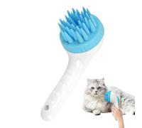 Dog Washing Brush, Long Handle Pet Scrubbing Massager, Pet Massage Grooming Brush for Indoor Bathing Washing Dogs Puppy Kitten Bunny Shower